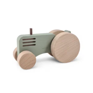 Vintage Farm Tractor Wooden Toy - SAGE
