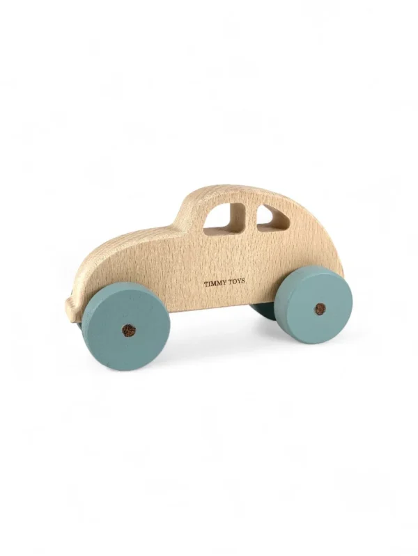 Classic Car Wooden Push Car - Beetle - BLUE