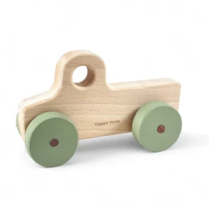Vintage Bakkie Wooden Toy Push Car - SAGE