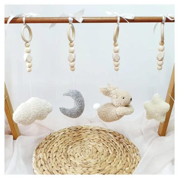 Boucle Dreamy Bunny Play Gym Dangle Set