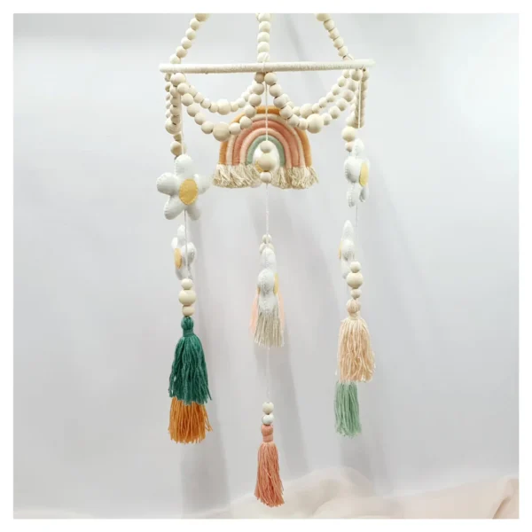 Daisy Boho Beaded Mobile