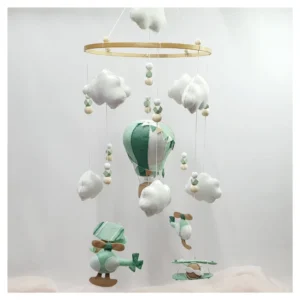 Let's Take Flight Mobile - MINT GREEN & BLUE
