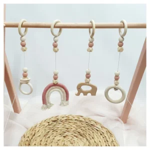 Simplistic Macrame Dangle Set - BLUSH PINK