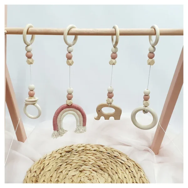 Simplistic Macrame Dangle Set - BLUSH PINK
