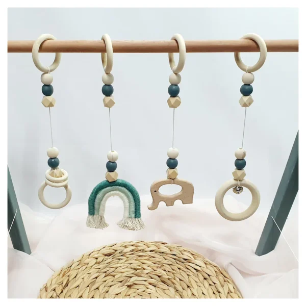 Simplistic Macrame Dangle Set - CASTLETON GREEN